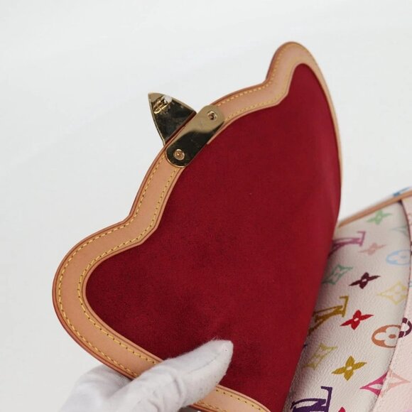 LOUIS VUITTON Monogram Multicolor Gracie MM Bag White - Picture 14 of 16